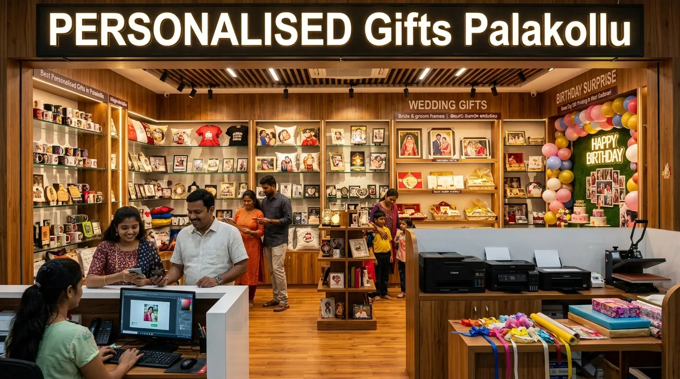 personalised gifts Palakollu wedding birthday photo gifts West Godavari